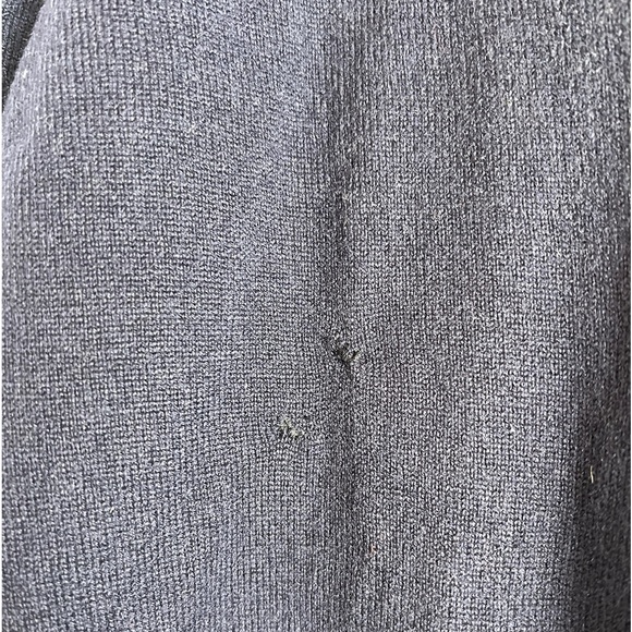 Cashmere navy Henley button sweater - Picture 3 of 9